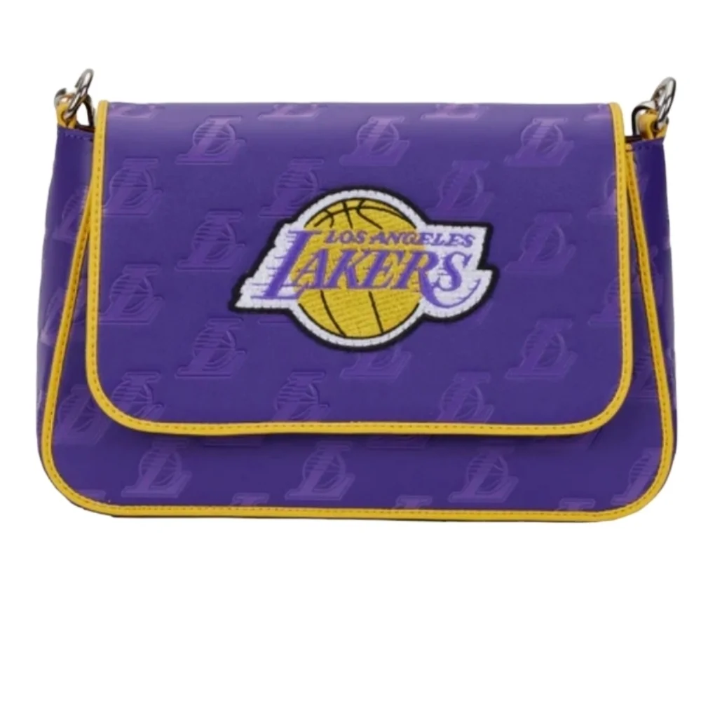 Loungefly NBA Los Angeles Lakers Logo Crossbody Purse